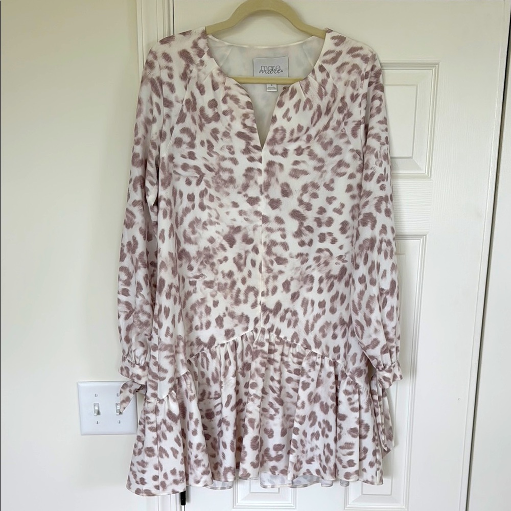 Anthro Mare Animal Print Dress